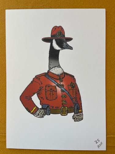 Graphic Post Card, Color, Canada Goose